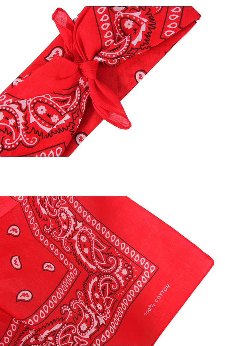 Square Bandana Wholesale Cheap Custom Made Printed Stylish Cotton Bandana Neck Scarf