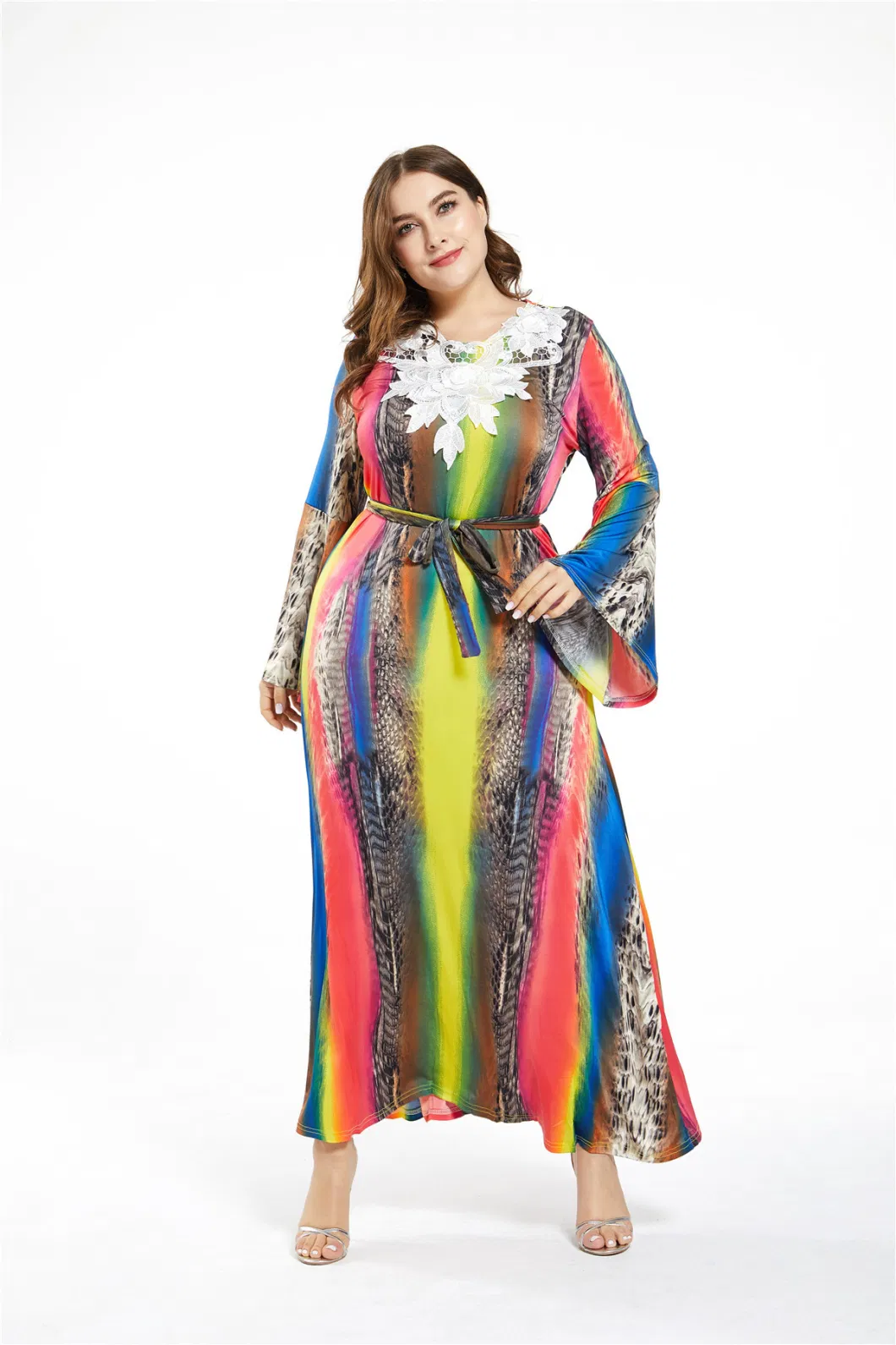 New Design African Maxi Dress Summer Beautiful Ladies Fashion Long Beach Dress Plus Size Women Clothing